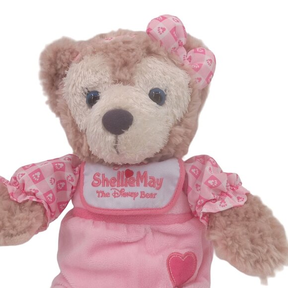 Disney Parks My First Shellie May Bear Teddy Mickey Pink Bow Shelliemay Plush - Picture 2 of 14